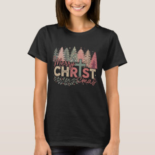 God Jul Kors Tro Jesus Kristet Berättelse T Shirt