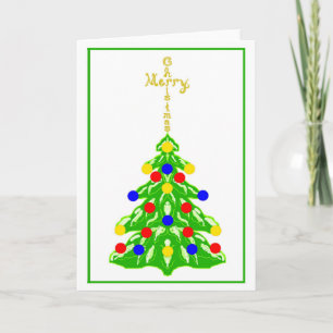 God Jul Kors Tyg Font Text Konst På Träd Helgkort