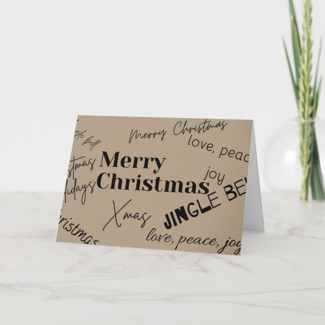 God jul kort (Framsida)