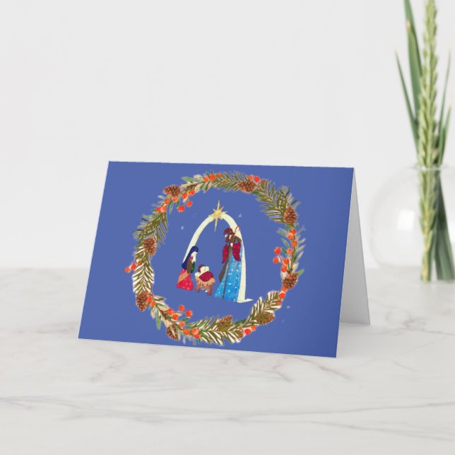 God jul! kort (Framsida)