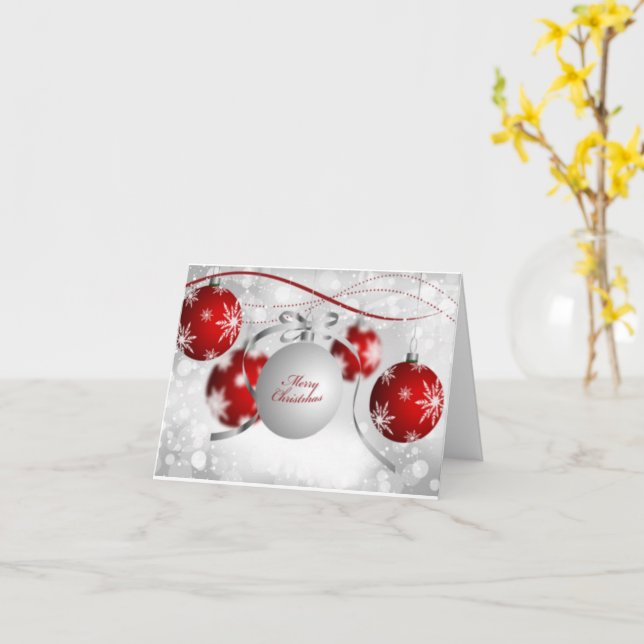 God Jul Kort (Gul blomma)