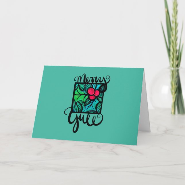 God Jul                                         Kort (Framsida)