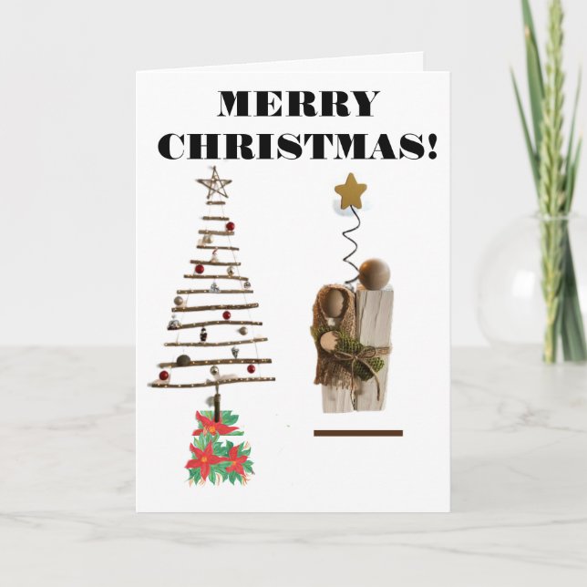 God jul! Kort (Framsida)