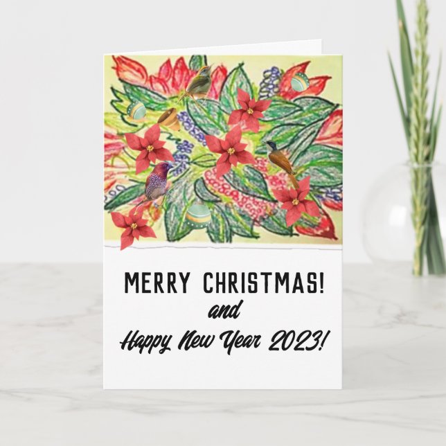 God jul! kort (Framsida)