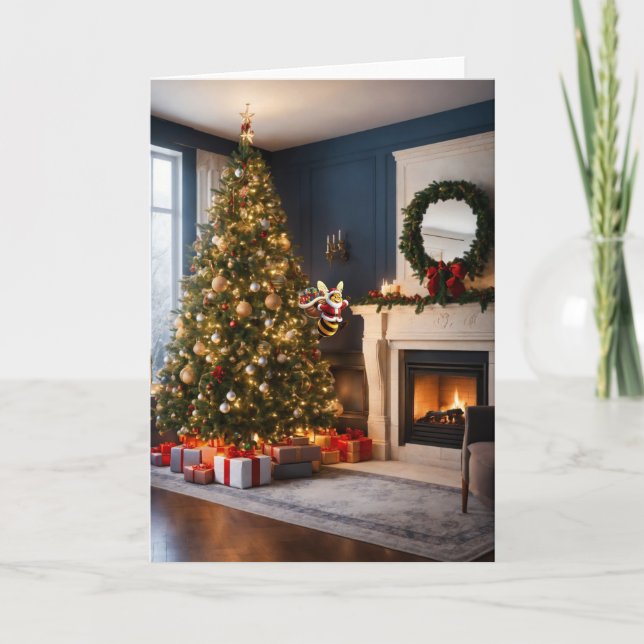 God jul. kort (Framsida)