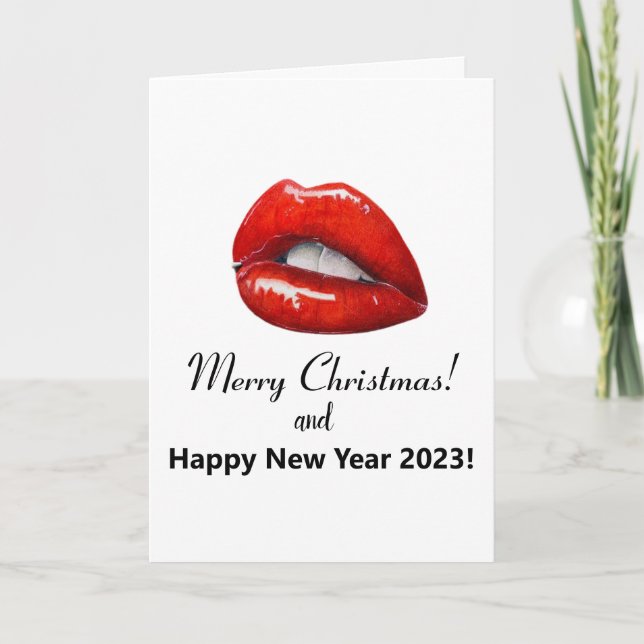 God jul! Kort (Framsida)