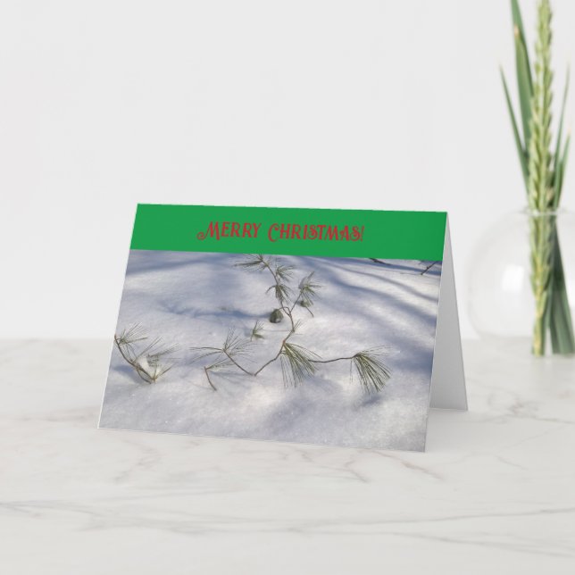 God jul-kort anteckningskort (Framsida)