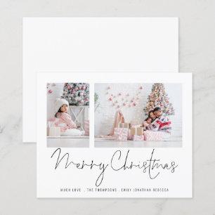 God jul-kort för budgetfamilj 2 fotoskript