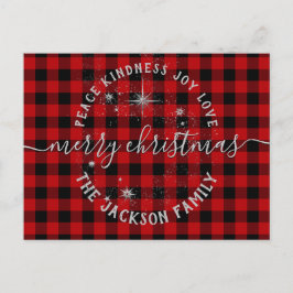 God jul-kort för Buffalo Play Silver Vykort