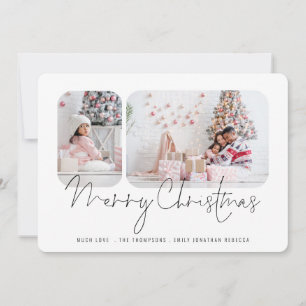 God jul-kort för Family 2-fotoskript