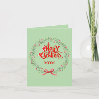 God jul-kort för Mamma Kort