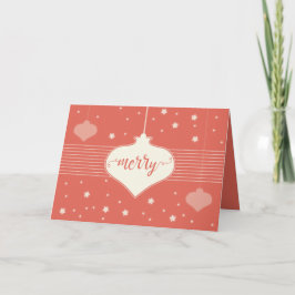 God jul-kort för Modern och Elegant Helgkort