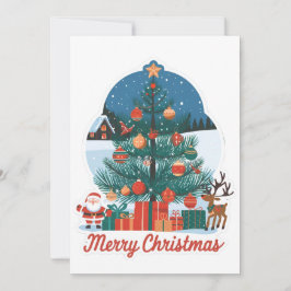 God jul-kort: Glatt ny modell Julkort