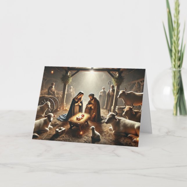 God jul-kort helgkort (Framsida)