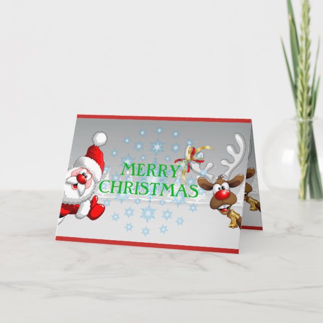 God jul-kort helgkort (Framsida)