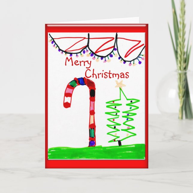 God jul-kort helgkort (Framsida)