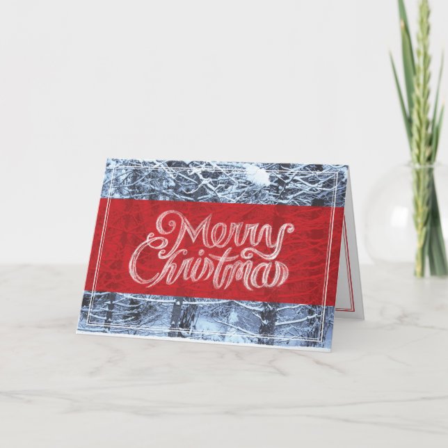 God jul-kort helgkort (Framsida)