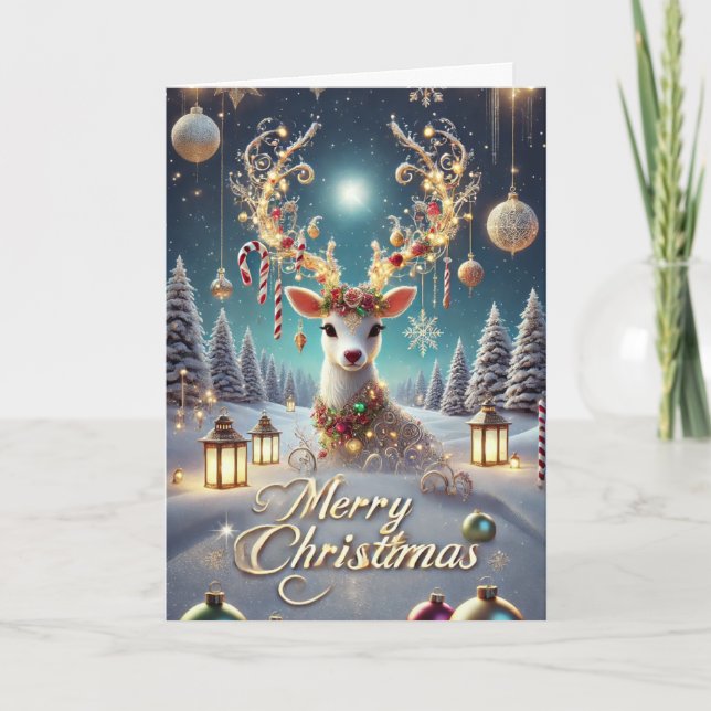 God jul-kort helgkort (Framsida)