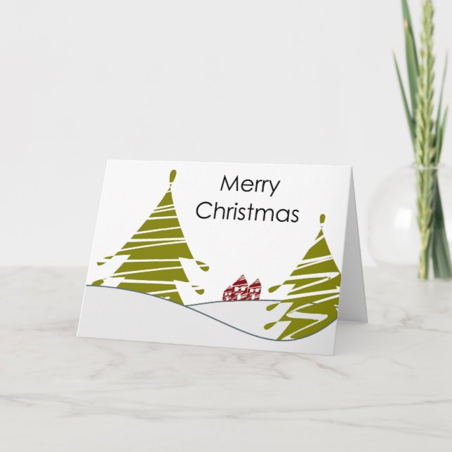 God jul-kort helgkort (Framsida)