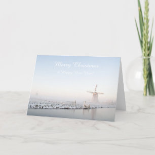 God jul-kort Holland på vintern Helgkort