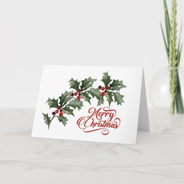 God jul-kort inbjudan (Framsida)