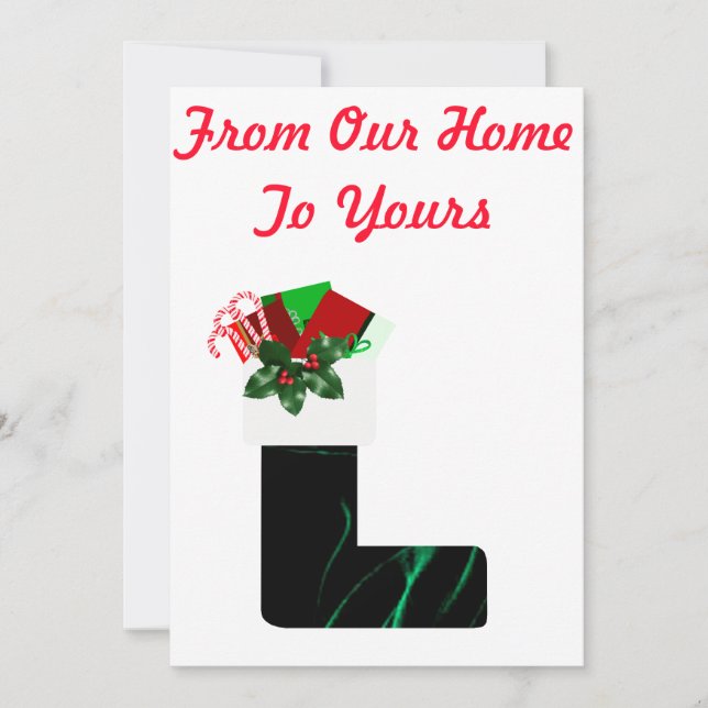 God jul-kort inbjudningar (Framsida)