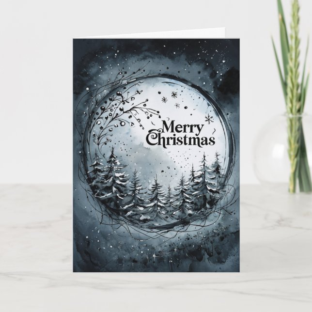 God jul-kort kort (Framsida)