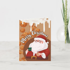 God jul-kort med cookies, Helgdag Cheer Helgkort