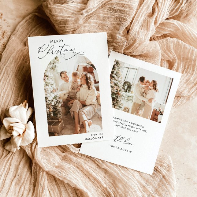 God jul-kort | Modern Helgdag-fotokort Inbjudningar (Skapare uppladdad)