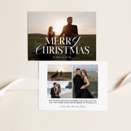 God jul-kort | Modern Helgdag-fotokort Julkort