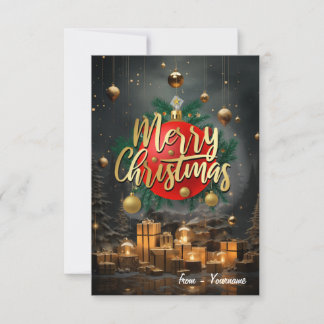 God jul-kort tack kort