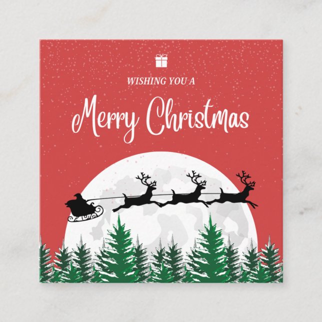 God jul-kort tilläggskort (Framsida)