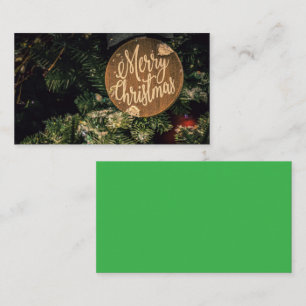 God jul-kort visitkort