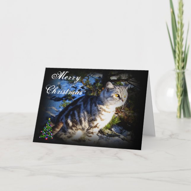 God jul - Kortet för fetthalt Helgkort (Framsida)