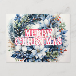 God Jul Krans | Glad Helg Vykort