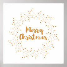 God jul-krans - guldlax