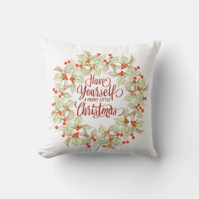 God Jul Krans Kudde (Framsida)