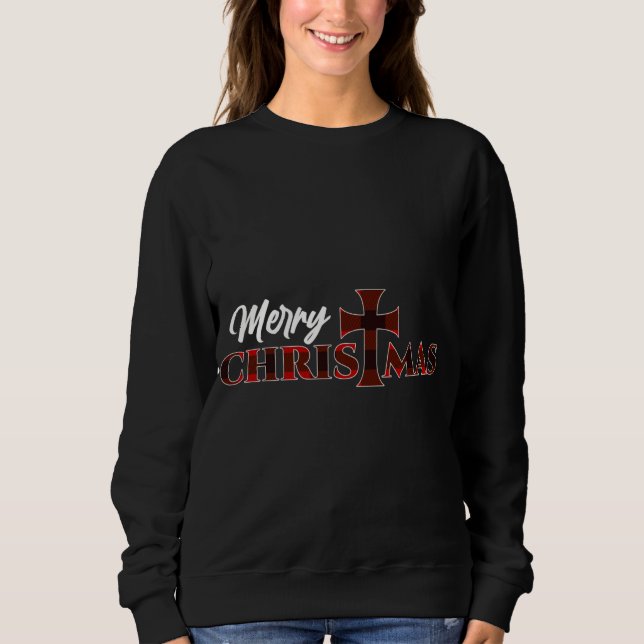 God jul - Kristus Kor Religiösa Julafton Buff T Shirt (Framsida)