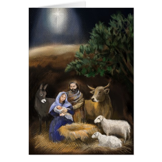 God jul krubba OBS kort (Framsidan)