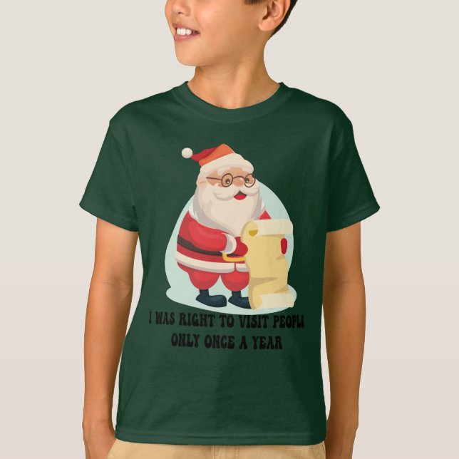 God jul, kul t shirt (Framsida)