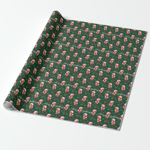 God Jul Kute Kitten Wrapping Papper 2c Presentpapper