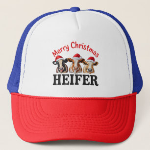 God Jul Kviga Rolig Ko Jul Holiday Keps