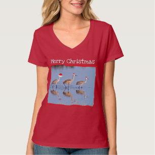 God jul - kvinna skjorta för fågelutslagsplats - t shirt