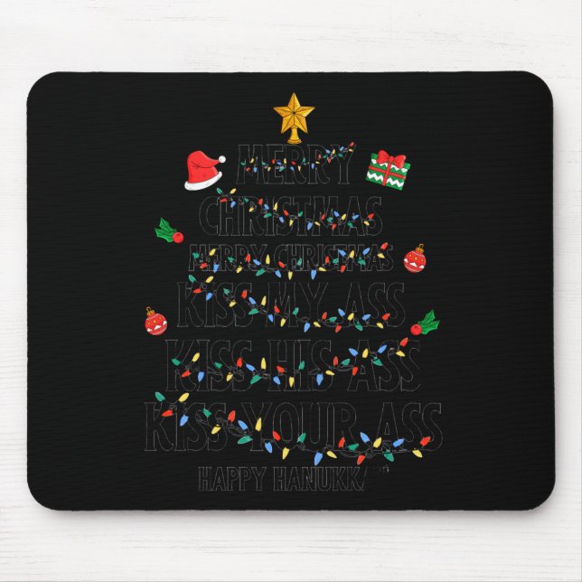 God Jul Kyss Min Glada Hanukkah Rolig Jul  Musmatta (Framsidan)
