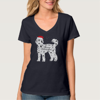 God jul Labradoodle Hund jul T Shirt