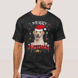 God jul Labrador Retriever Hund Santa Hat X T Shirt