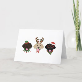 God jul Labrador Retriever Hundar Helgkort