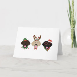 God jul Labrador Retriever Hundar Helgkort