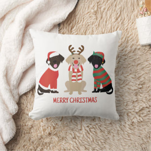 God jul Labrador Retriever Hundar Kudde