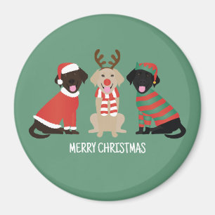 God jul Labrador Retriever Hundar Magnet